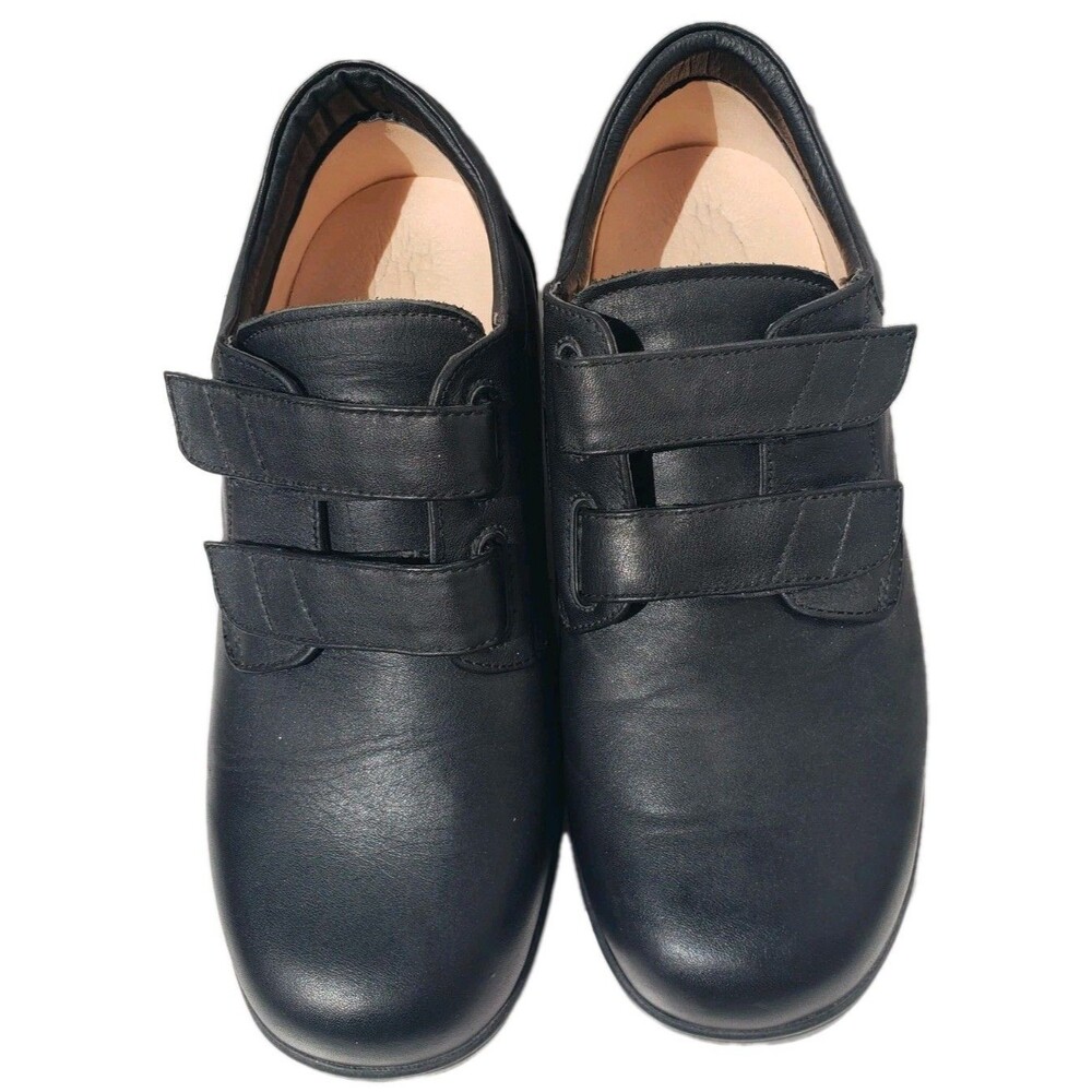 Apex Ambulator 1260M Orthopedic Diabetic Men’s Black Double Strap Shoes Size 9W